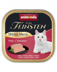 ANIMONDA Vom Feinsten Mild Menue Indyk ja tomatid 100g pasteet kassidele