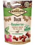 CARNILOVE Crunchy snacks kr&otilde;bedad maiuspalad pardiliha ja vaarikatega 50 g