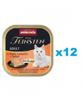 ANIMONDA Vom Feinsten Pate kana, l&otilde;he ja spinat 12x100g