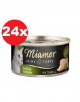 MIAMOR Feine Filets Naturell Chicken&Vegetables 24x80g kana ja k&ouml;&ouml;giviljad oma kastmes