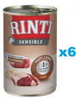 RINTI Sensible Lambaliha riisiga 6x400 g