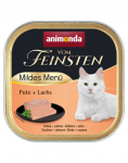 ANIMONDA Vom Feinsten Mild Menue Indyk ja l&otilde;he 100g pasteet kassidele