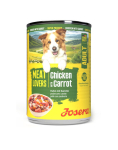 JOSERA Meat Lovers Menu Chicken with Carrot 400 g kana porgandi ja porgandi, m&auml;rg toit koertele