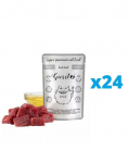 GUSSTO Cat Fresh Lamb m&auml;rja kassitoit lambaliha 24x85g
