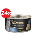 MIAMOR Feine Filets Naturell v&ouml;&ouml;ttuuni 24x80g v&ouml;&ouml;ttuuni oma kastmes