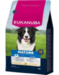 EUKANUBA Mature Medium Breeds Chicken 3 kg kuivtoit k&uuml;psetele keskmise t&otilde;u koertele, rikkalik v&auml;rske kana