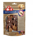 8IN1 Triple Flavour Skewers 6 tk. n&auml;rimisk&otilde;lblikud sea- ja veiselihanahast