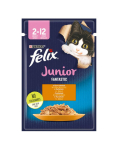 FRISKIES FANTASTIC Junior Vi&scaron;tiena drebučiuose 85 g &scaron;lapias maistas kačiukams