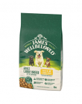 JAMES WELLBELOVED Adult 10 kg kuiv t&auml;istoit t&auml;iskasvanud suurt t&otilde;ugu koertele >14 kuud - 10 aastat, mis sisaldab rohkelt lambaliha ja riisi.