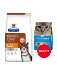 HILL'S Prescription Feline Diet k/d kassidele 8 kg + kassiliiv 6 kg TASUTA
