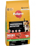 PEDIGREE Professional Nutrition Adult Mini veiseliha ja k&ouml;&ouml;giviljadega, 2 x 12 kg, v&auml;ikestele koerat&otilde;ugudele