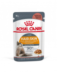 ROYAL CANIN HAIR&SKIN Toit kastmes 24x85 g Kassi karva kaunina hoidmine