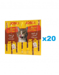 JOSERA JosiCat Lihapulgad veise- ja lambalihaga kassidele 20x35g