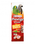 VERSELE-LAGA Prestige Sticks 2 pudelit k&ouml;&ouml;giviljade ja v&otilde;ililledega suurtele papagoidele 140g