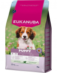 EUKANUBA Puppy Small Medium Breeds Lamb Rice 3 kg kuivtoit v&auml;ikeste ja keskmise t&otilde;u kutsikatele, rikkalik lambaliha ja riis