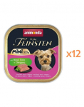 ANIMONDA Vom Feinsten Mini veise, pardli ja oreganoga 12x100g m&auml;rg toit v&auml;ikeste t&otilde;ugude koertele