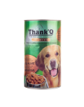 THANK'Q kanaariga 1240 g niisket toit koertele