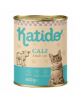 KATIDO Adult Cat Veal 6x400 g vasikaliha l&otilde;he&otilde;liga kassidele