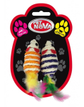 PET NOVA Hiirega m&auml;nguasi 7x3cm 2tk komplekt.
