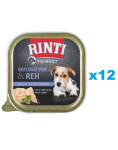 RINTI Feinest Poultry Pure & Deer salve 12x150 g