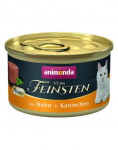 ANIMONDA Vom Feinsten Mousse kana ja k&uuml;&uuml;likuga 85g kasside toit