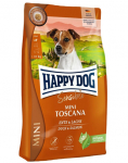 HAPPY DOG Sensible Mini Toscana 4kg part l&otilde;hega v&auml;ikest t&otilde;ugu koertele