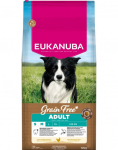 EUKANUBA Grain Free Adult Small Medium Chicken 12 kg teraviljavaba toit v&auml;ikeste ja keskmise t&otilde;u koertele kana sisaldusega