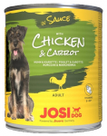 JOSERA JosiDog Chicken&Carrot in Sauce 6x830g kanaga ja porgandiga koerakastmes