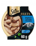 SHEBA kana- ja tuunikalafileed kastmes 16 x 60 g m&auml;rgtoit kassidele 8+8 TASUTA