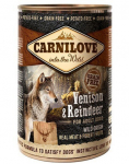 CARNILOVE Wild Meat Vension & Reindeer elniena ir &scaron;iaurės elniai 400 g