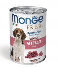 MONGE Fresh Dog Koeratoit vasikaliha taignas 400g
