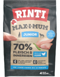 RINTI MAX-I-MUM Junior Chicken  kanaga kutsikatele 4 kg