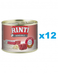 RINTI Sensible Veiseliha riisiga 12x185 g