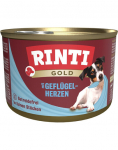 RINTI Gold Poultry hearts Mini linnuliha s&uuml;damed v&auml;ikestele koertele 185 g