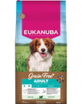 EUKANUBA Grain Free Adult Small Medium Lamb 12 kg gluteenivaba toit v&auml;ikestele ja keskmise suurusega koertele lambalihaga