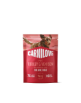 CARNILOVE Dog Pouch Turkey and Venison 300 g m&auml;rgtoit kalkuniga ja fasaaniga t&auml;iskasvanud koertele
