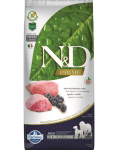 FARMINA N&D Prime корм для собак с  ягнёнком и черникой  для взрослых medium & maxi 12 кг