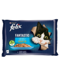 FELIX FANTASTIC Kala maitsega želee 4x85g m&auml;rja kassitoit