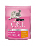 PURINA ONE PURINA ONE JUNIOR rikkalik kana ja t&auml;isteradega 800 g