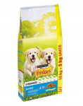 FRISKIES 5 Promises Junior Chicken, Milk and Vegetables 2x10+5 kg kana ja k&ouml;&ouml;giviljade segu piimaga, kuivtoit kutsikatele