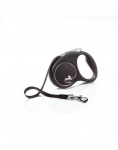 FLEXI Automaatne rihm Black Design S lint 5 m must