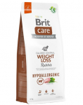 BRIT Care Hypoallergenic Weight Loss 12 kg H&uuml;poallergeenne K&uuml;&uuml;lik ja riis  t&auml;iskasvanud koertele k&otilde;ikidest t&otilde;ugudest