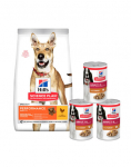 HILL'S Canine Adult 1+ Performance kana 14 kg aktiivsetele koertele + 3 konservi 370 g TASUTA