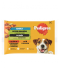 PEDIGREE Wyb&oacute;r smak&oacute;w w sosie 4x100g wołowina i jagnięcina, indyk i marchewka