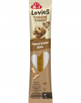 8IN1 Lovies Training Treats Peanut Butter Stick 15g treeningu maius, miso ja maap&auml;hkliv&otilde;i