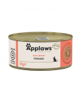 APPLAWS Cat Mousse Tin 70 g Salmon kasside m&auml;rgtoit l&otilde;hega