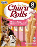 INABA Churu Rolls Chicken 8x12g kana ja l&otilde;he wrap koertele