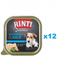 RINTI Feinest Poultry Pure&Veal salve linnu- ja vasikaliha 12x150 g