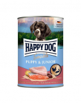 HAPPY DOG Sensible Puppy Junior Kana, l&otilde;he ja kartul 400 g m&auml;rg toit kutsikatele ja noortele koertele