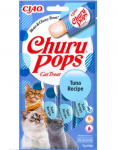 INABA Churu Pops Tuna 4x15g koos tuunikalaga kassidele